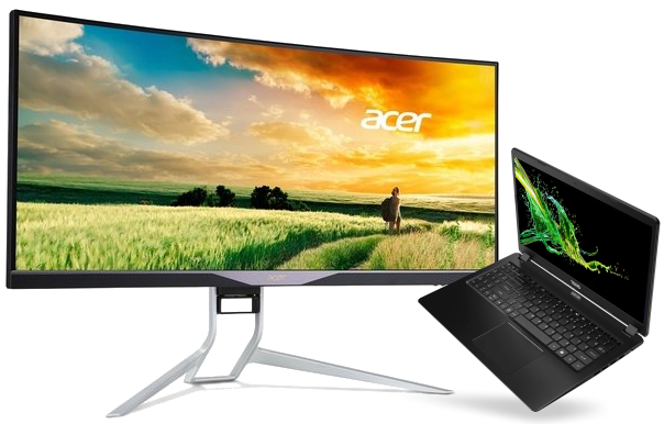 Moniteur et ordinateur portable Acer